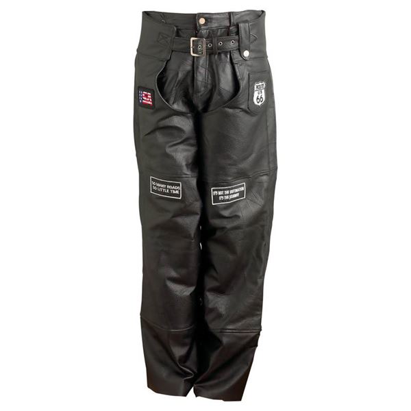 Hand-Sewn Leather Chaps