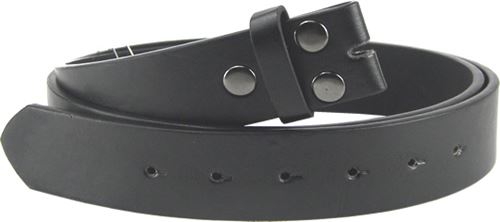 High Quality Black Snap On PU Leather Belt