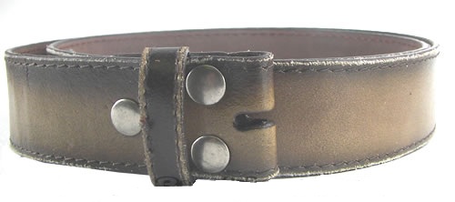 Brown Leather Distressed Belt is 1.5