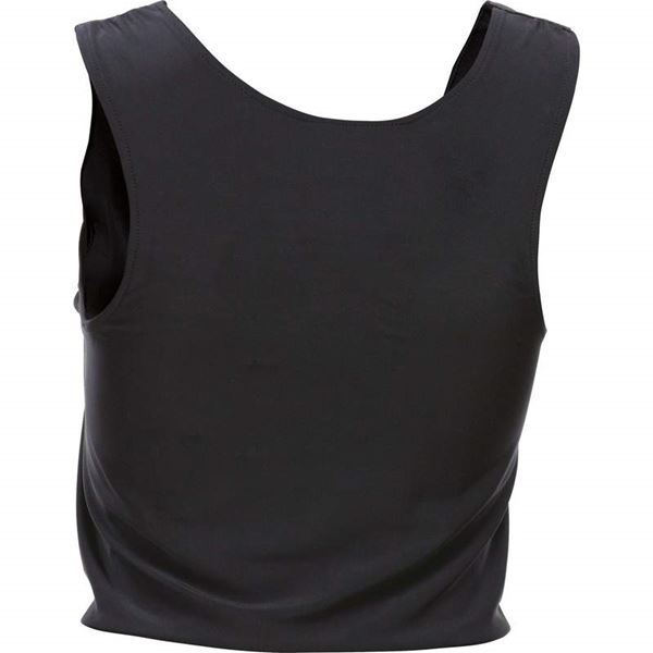 Ladies solid genuine leather vest 1