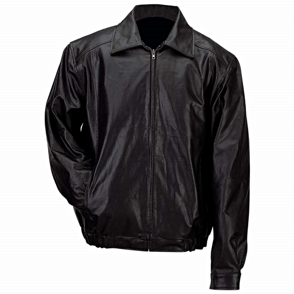 Bomber Style Leather Jacket