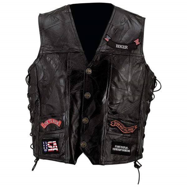 Genuine Buffalo Leather Vest