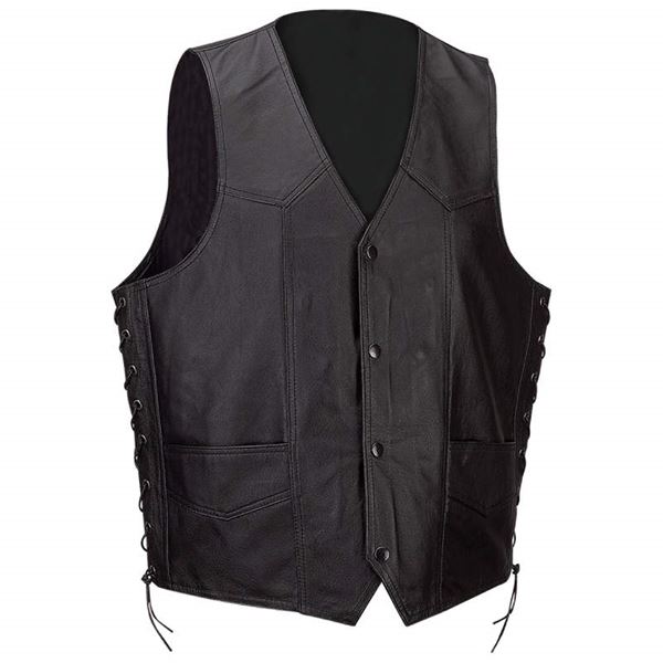 Diamond Plate™ solid genuine leather vest