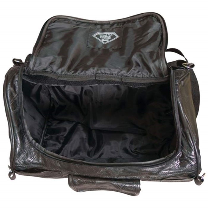 Leather Motorcycle Barrel Bag