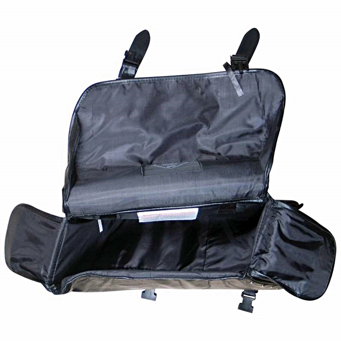 Buffalo Leather Motorcycle Saddle Bag Set