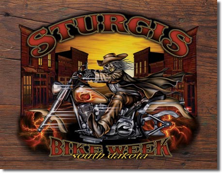 Sturgis Bike Week - Wild Bill 05 Tin Sign
