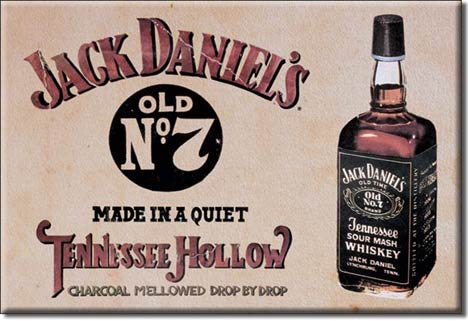 Jack Daniels Tennessee Hollow Ice Box Magnet