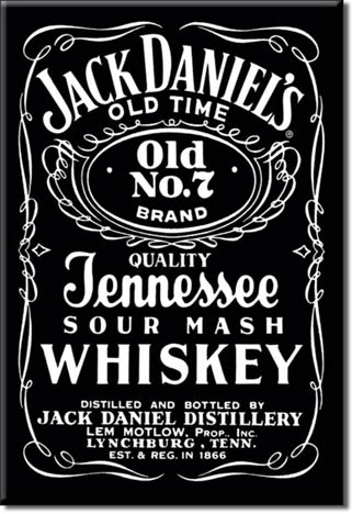 Jack Daniel Black Ice Box Magnet