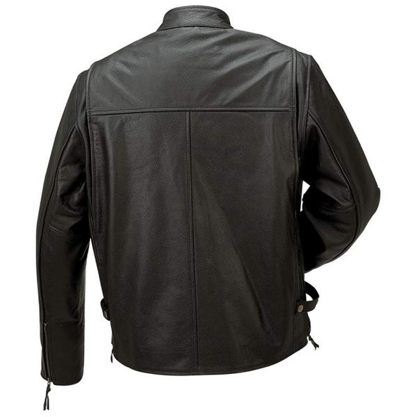 Rocky Mountain Hides Solid Genuine Buffalo Leather Motorcycle Jacket