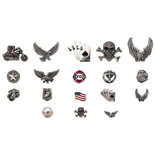 18pc Assorted Motorcycle Pin Set 18pc Assorted Motorcycle Pin Set