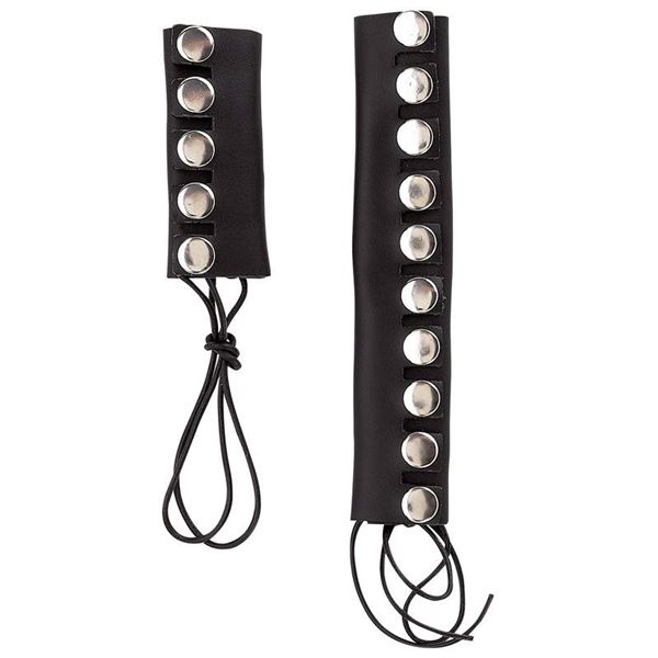 12pc Genuine Leather Pony Tail Wrap Set