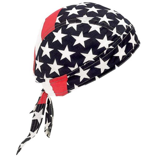 USA flag cotton skull caps