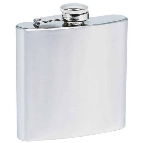 6oz Flask with Screw Down Cap 6oz Flask with Screw Down Cap