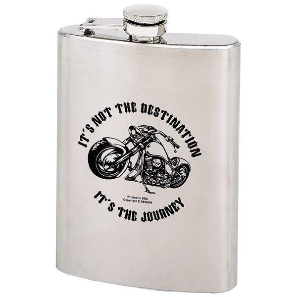 ITS NOT THE DESTINATION 8oz Hip Flask ITS NOT THE DESTINATION 8oz Hip Flask