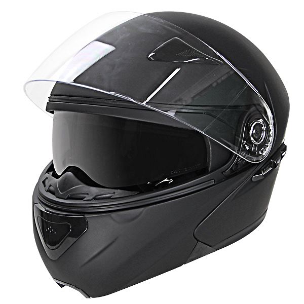 Matte Black Modular Helmet