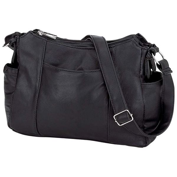 Solid Genuine Lambskin Leather Purse