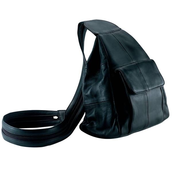 Lambskin Leather Hobo Sling/Backpack Purse