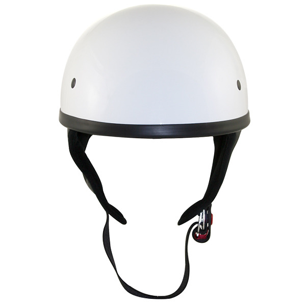 White Glossy Motorcycle Helmet