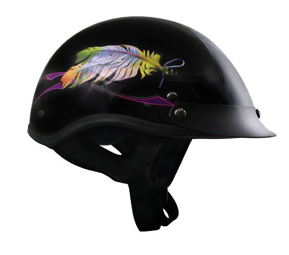 Floating Feather Half Helmet