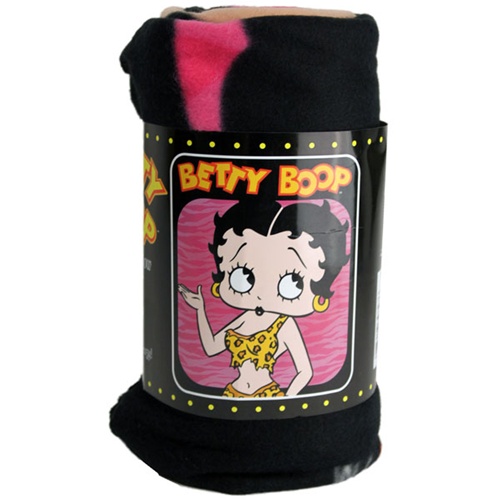 Betty Boop Jungle Girl Fleece Blanket